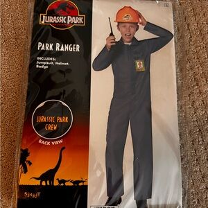 Jurassic World Park Ranger Kids Costume - Youth Size Medium (8-10)
